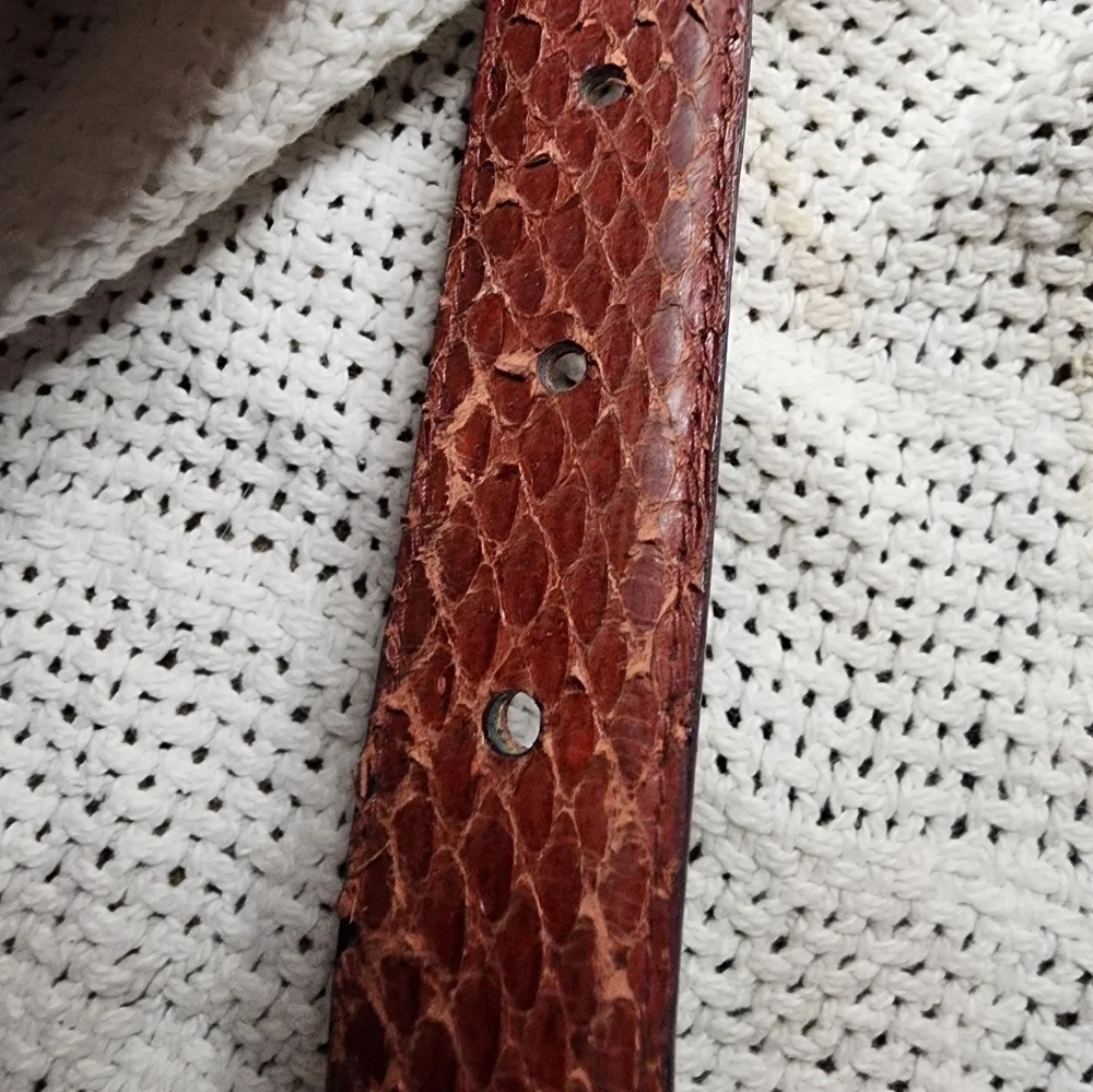 Vintage Snakeskin‎ belt M